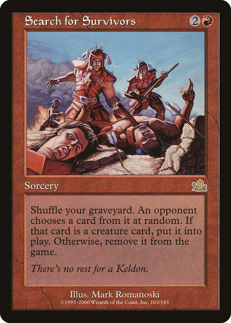 Image of Search for Survivors (PCY-102) - Prophecy Foil