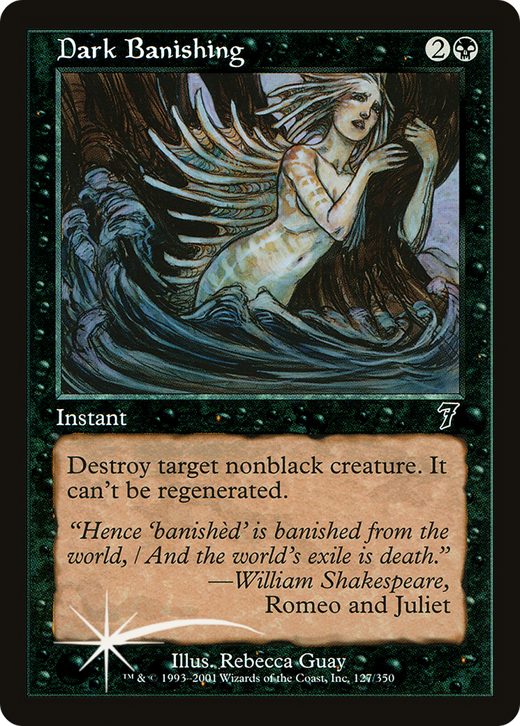 Image of Dark Banishing (7ED-127) - 7th Edition Foil