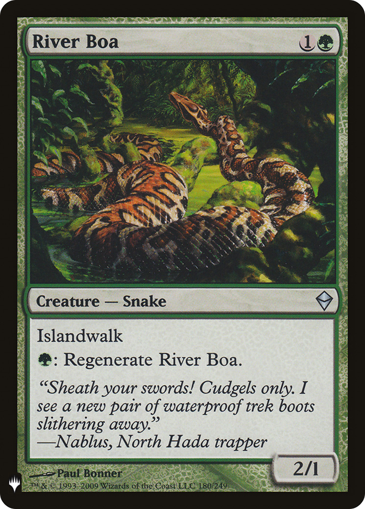 Image of River Boa (LIST-180) - The List