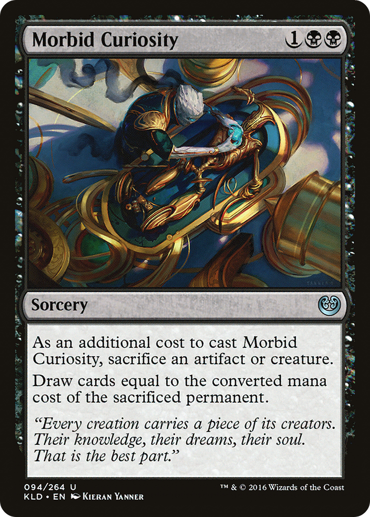 Image of Morbid Curiosity (KLD-094) - Kaladesh Foil