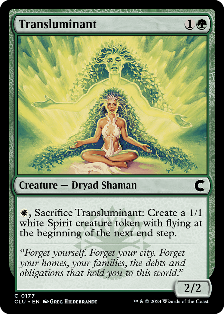 Image of Transluminant (CLU-177) - Ravnica: Clue Edition
