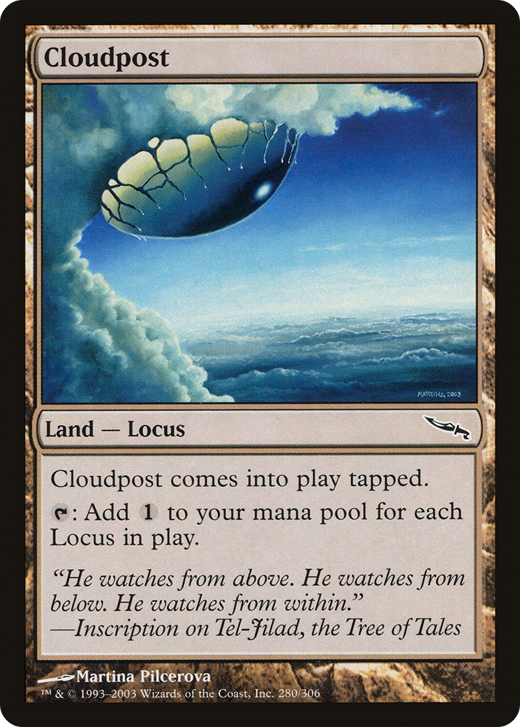 Image of Cloudpost (MRD-280) - Mirrodin Foil