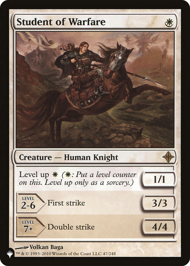 Image of Student of Warfare (LIST-47/248) - The List