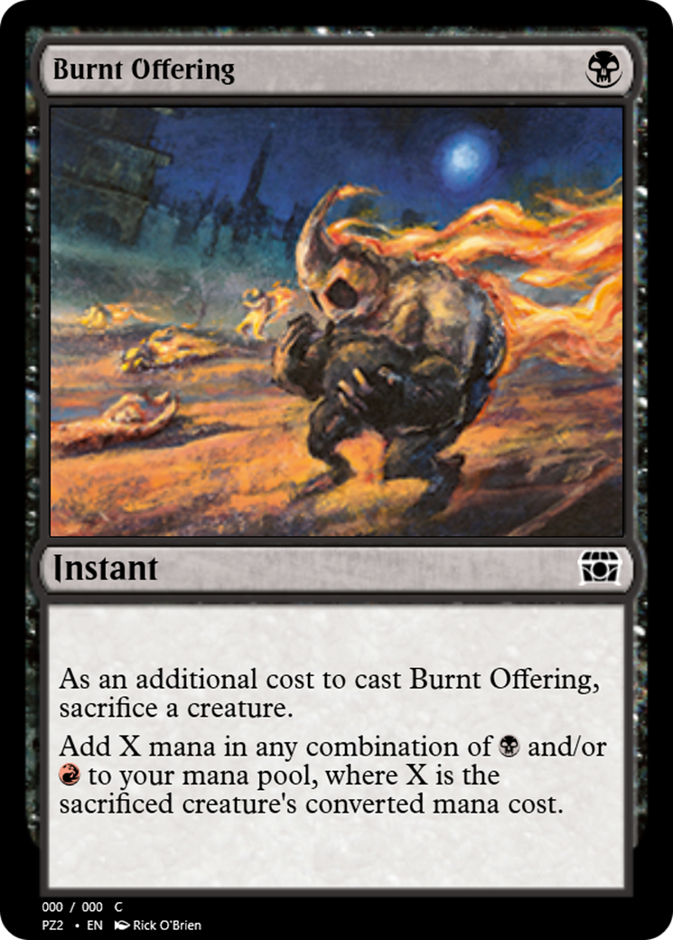 Image of Burnt Offering (PZ2-65833) - Treasure Chest Foil
