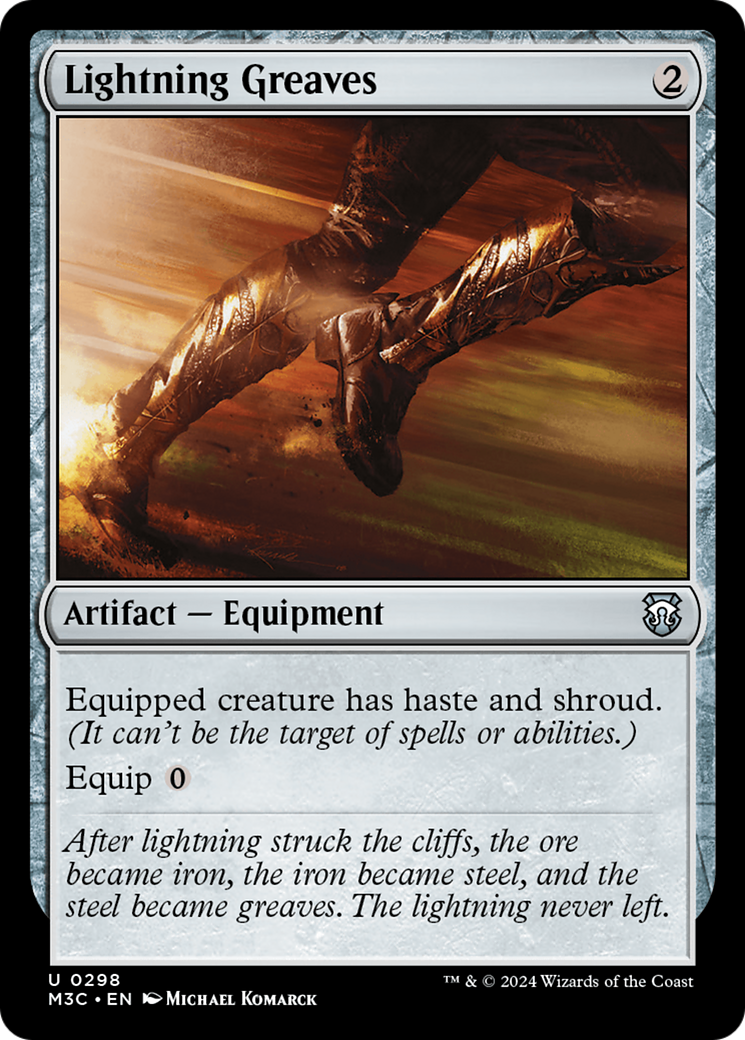 Image of Lightning Greaves (M3C-298) - Modern Horizons 3 Commander