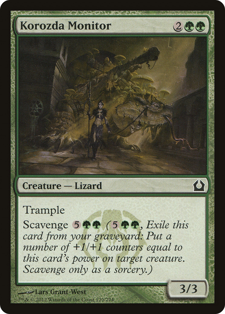 Image of Korozda Monitor (RTR-129) - Return to Ravnica Foil