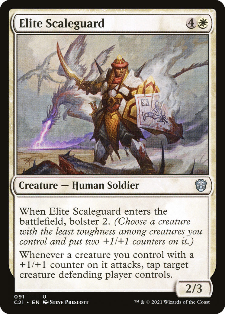 Image of Elite Scaleguard (C21-091) - Commander 2021