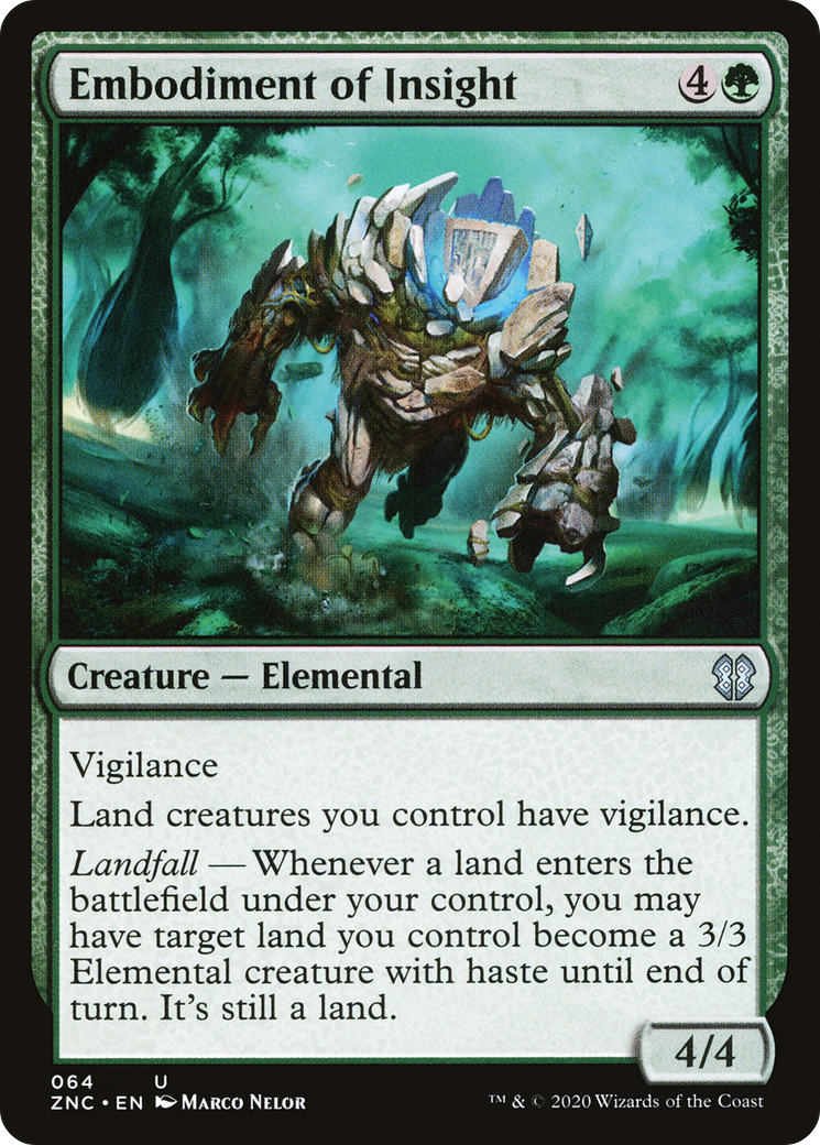 Image of Embodiment of Insight (ZNC-064) - Zendikar Rising Commander