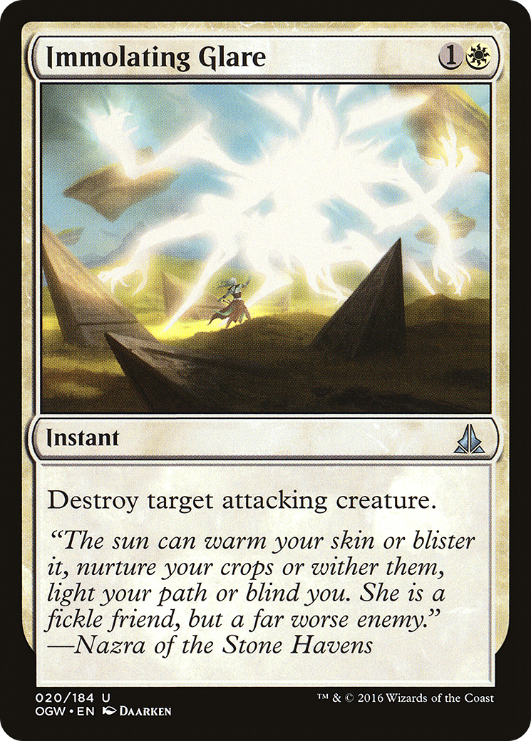 Image of Immolating Glare (OGW-020) - Oath of the Gatewatch