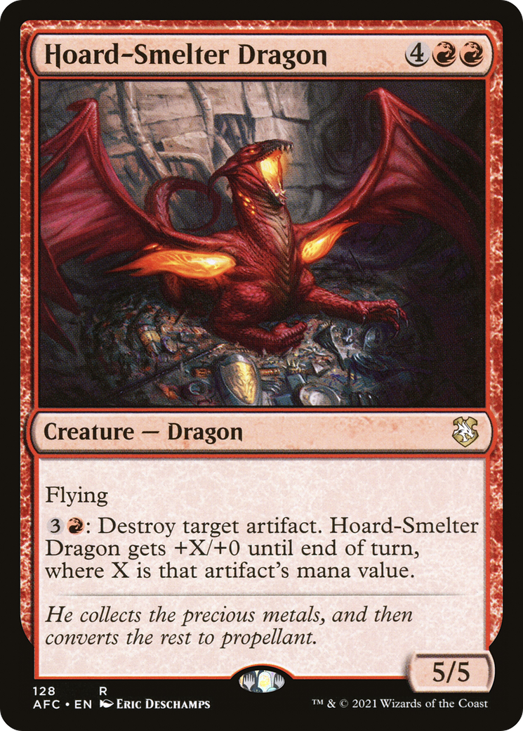 Image of Hoard-Smelter Dragon (AFC-128) - Forgotten Realms Commander