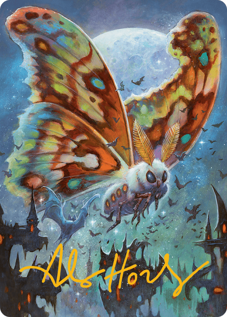 Image of Luminous Broodmoth // Luminous Broodmoth (ABLB-048) - Bloomburrow Art Series (Borderless) Foil