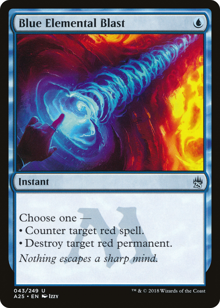 Image of Blue Elemental Blast (A25-043) - Masters 25 Foil