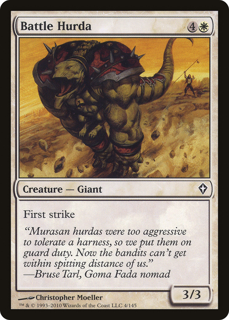 Image of Battle Hurda (WWK-004) - Worldwake Foil