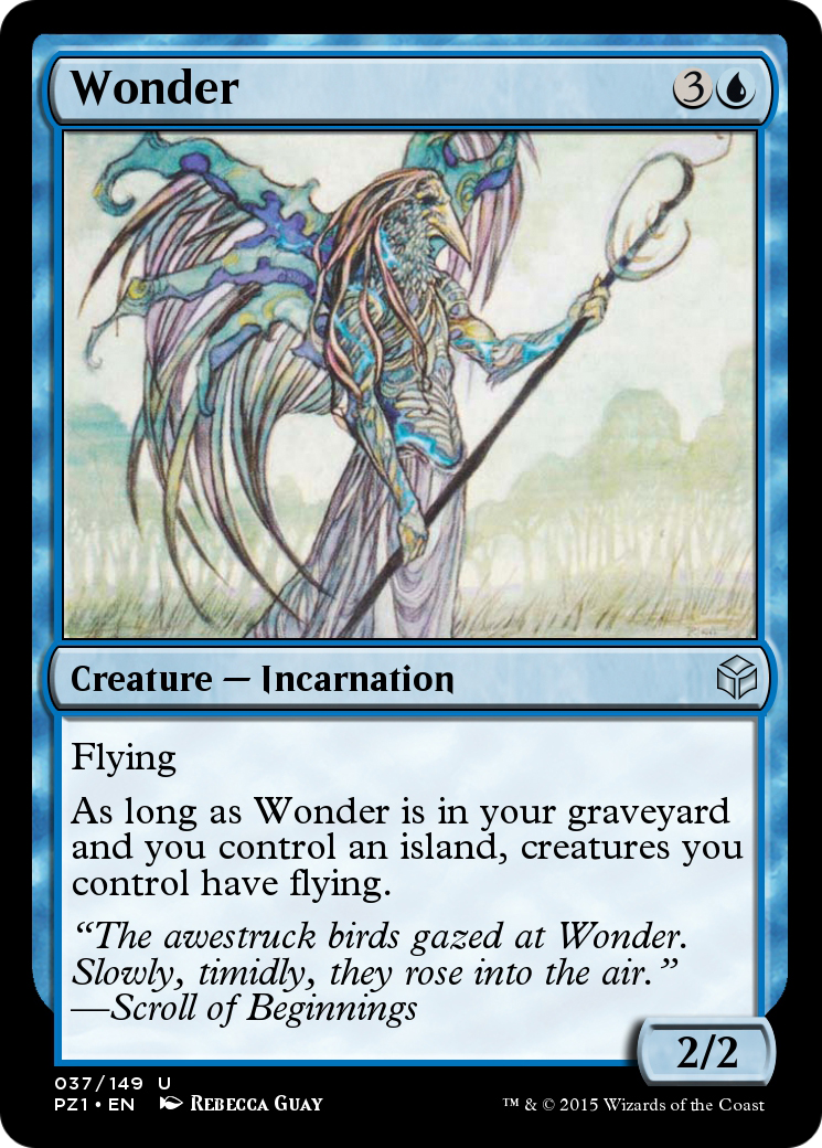 Image of Wonder (PZ1-037) - Legendary Cube Prize Pack