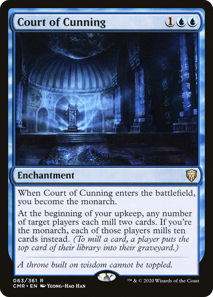Image of Court of Cunning (CMR-063) - Commander Legends Foil