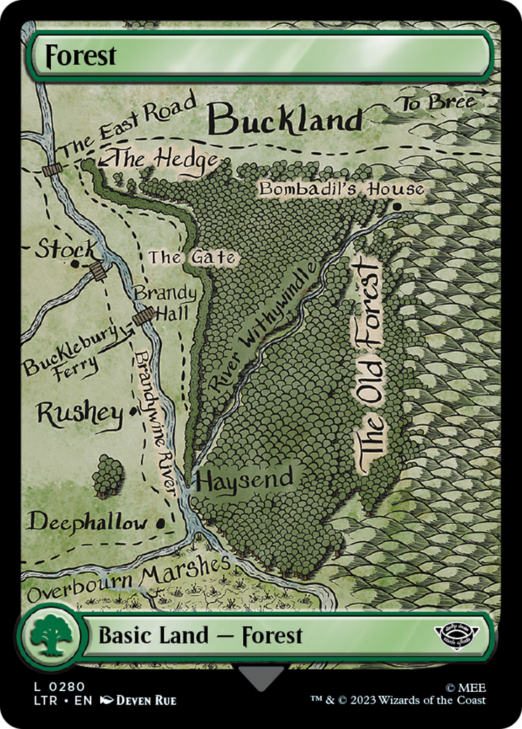 Image of Forest (0280) (LTR-280) - The Lord of the Rings: Tales of Middle-earth Foil