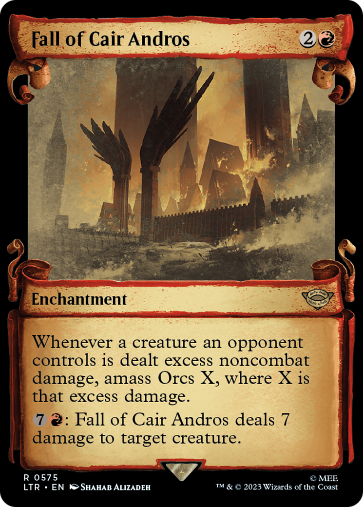 Image of Fall of Cair Andros (Showcase Scrolls) (LTR-575) - The Lord of the Rings: Tales of Middle-earth: (Showcase)