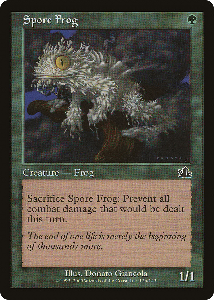 Image of Spore Frog (PCY-126) - Prophecy Foil