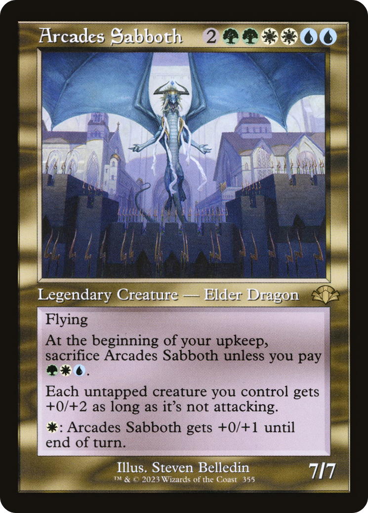 Image of Arcades Sabboth (Retro Frame) (DMR-355) - Dominaria Remastered