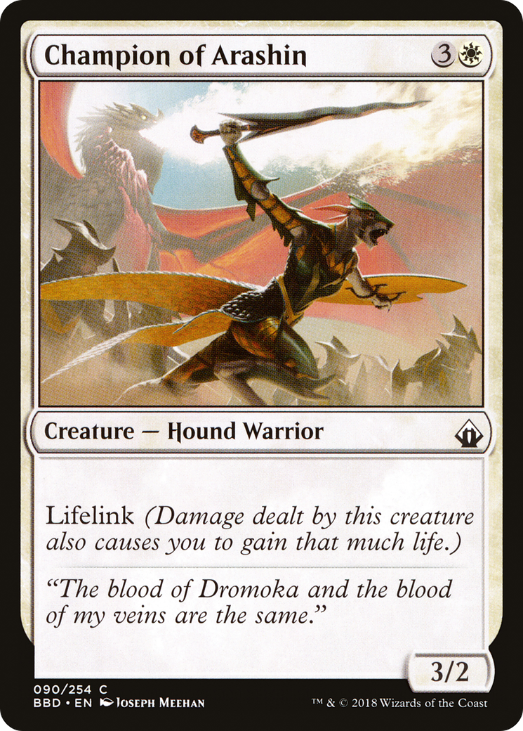 Image of Champion of Arashin (BBD-090) - Battlebond Foil