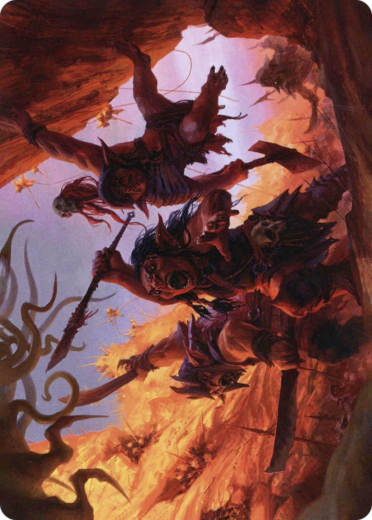 Image of Swarming Goblins // Goblin (AAFR-024) - Adventures in the Forgotten Realms Art Series (Borderless)
