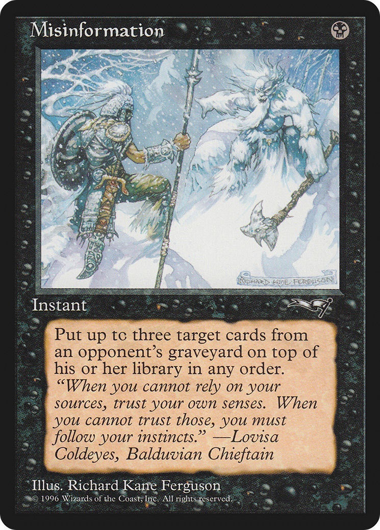 Image of Misinformation (ALL-) - Alliances