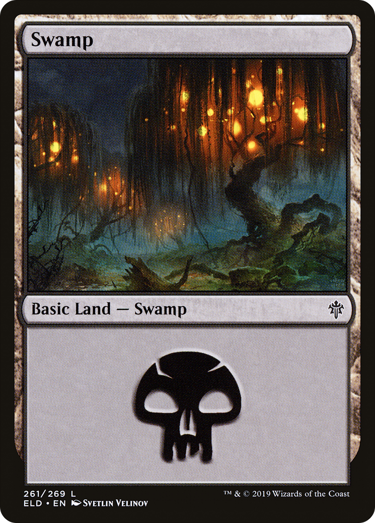 Image of Swamp (261) (ELD-261) - Throne of Eldraine