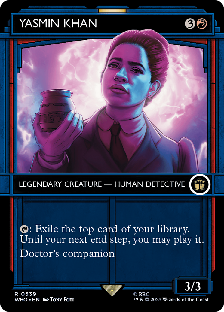 Image of Yasmin Khan (Showcase) (WHO-539) - Doctor Who: (Showcase) (Borderless) Foil