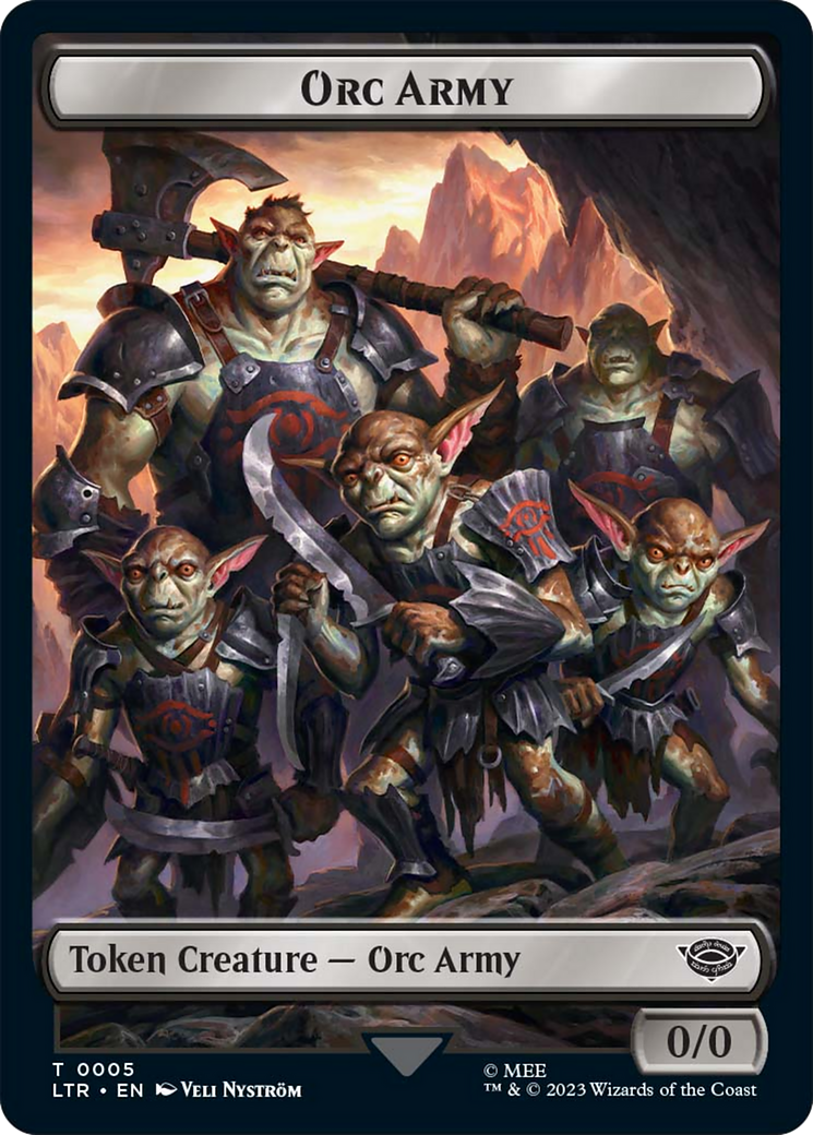 Image of Orc Army (TLTR-005) - Tales of Middle-earth Tokens Foil