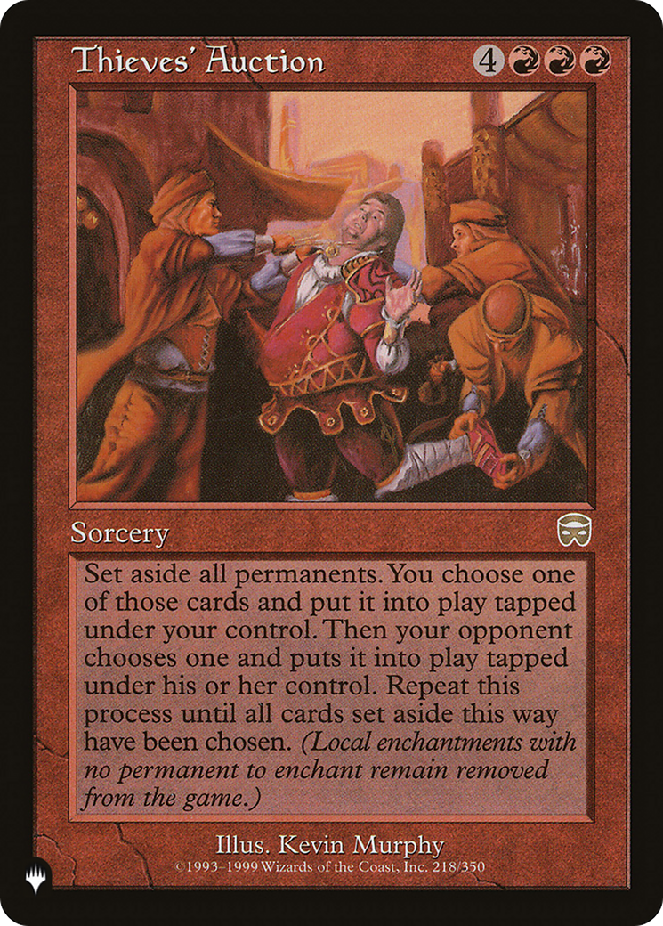 Image of Thieves' Auction (LIST-218/350) - The List