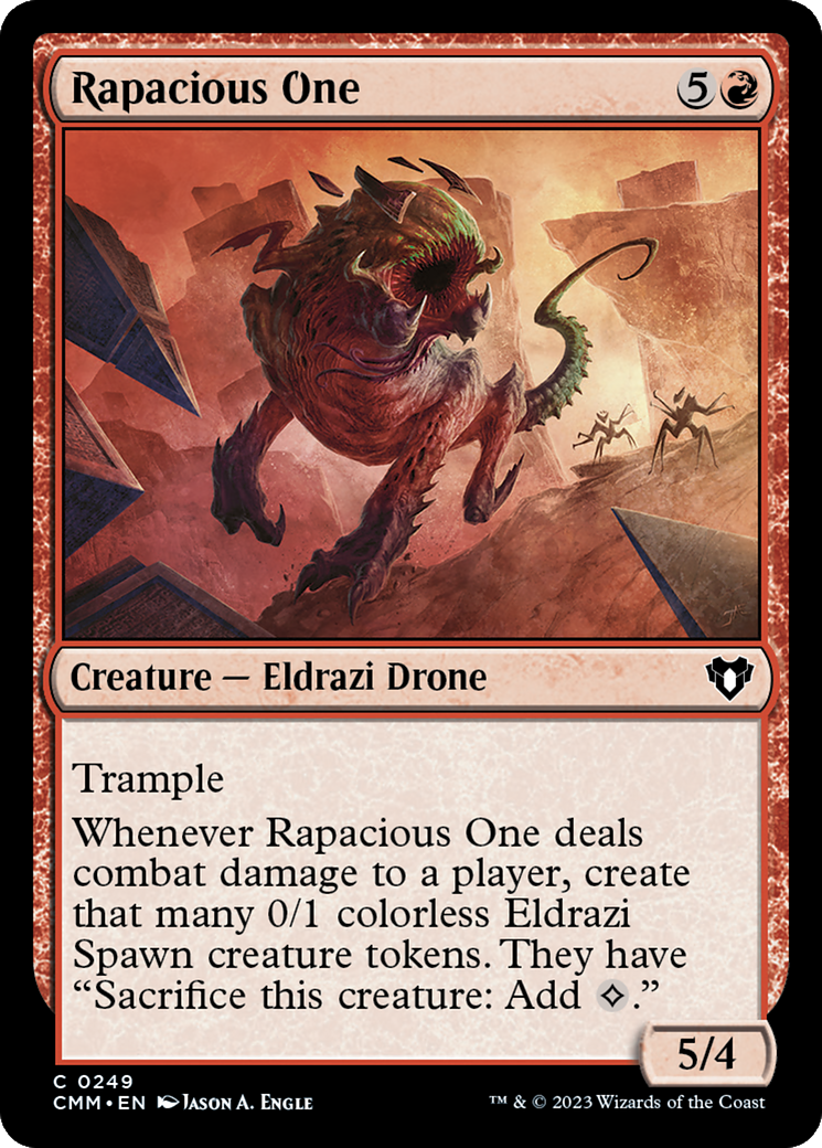 Image of Rapacious One (CMM-249) - Commander Masters Foil