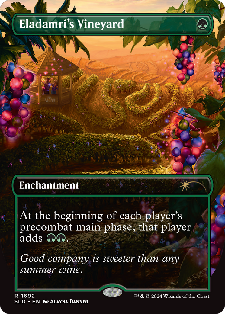 Image of Eladamri's Vineyard (SLD-1692) - Secret Lair Drop (Borderless)