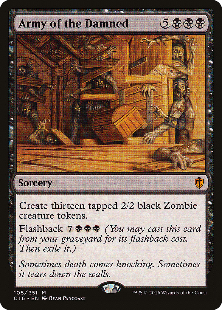 Image of Army of the Damned (C16-105) - Commander 2016