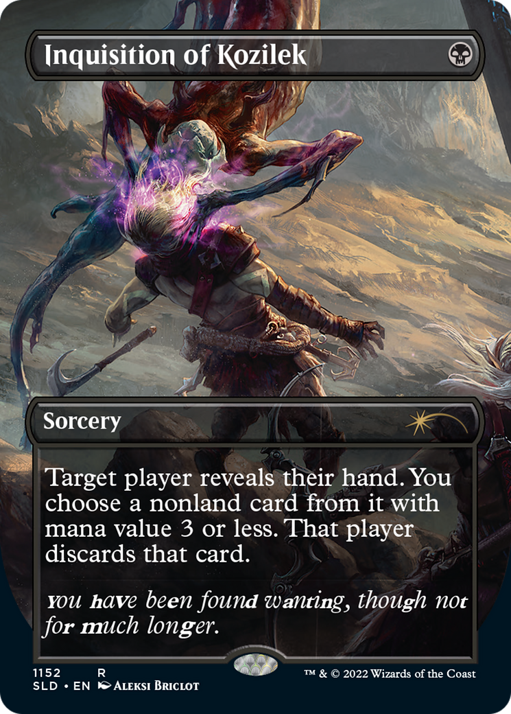 Image of Inquisition of Kozilek (SLD-1152) - Secret Lair Drop (Borderless) Foil