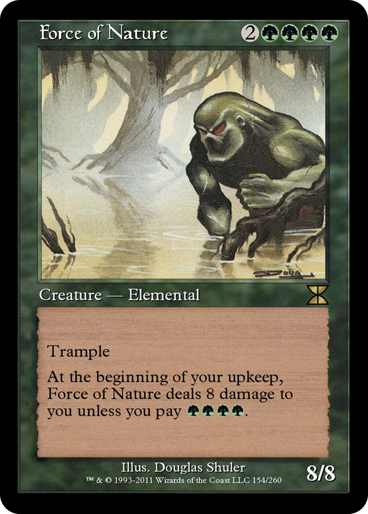 Image of Force of Nature (ME4-154) - Masters Edition IV Foil