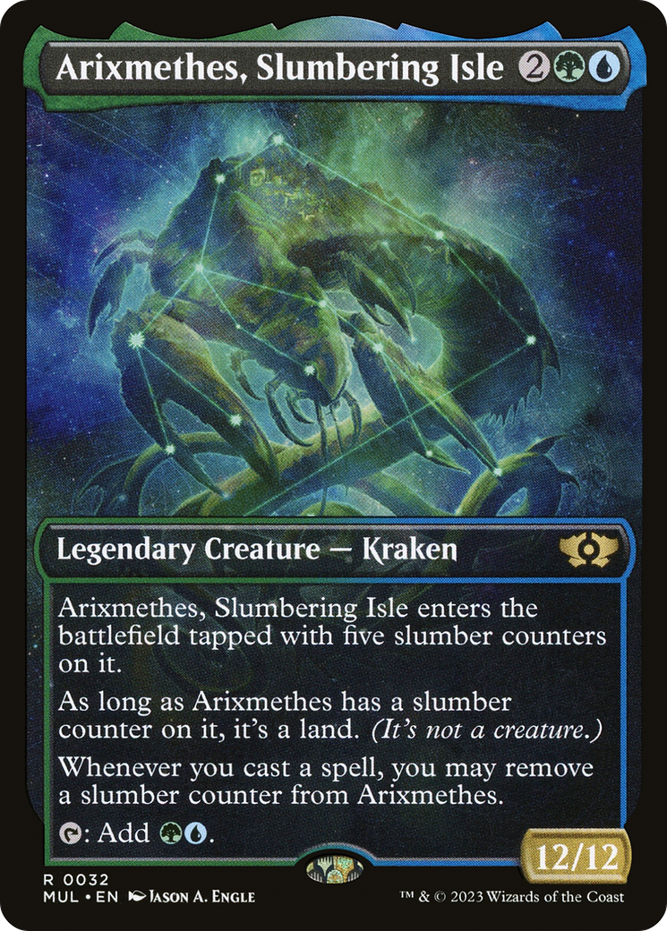 Image of Arixmethes, Slumbering Isle (MUL-032) - Multiverse Legends: (Showcase)