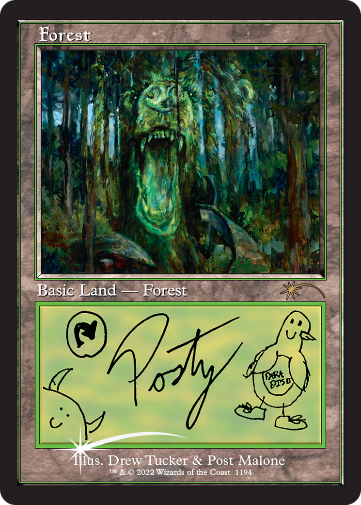 Image of Forest (Post Malone) (SLD-1194) - Secret Lair Drop Foil