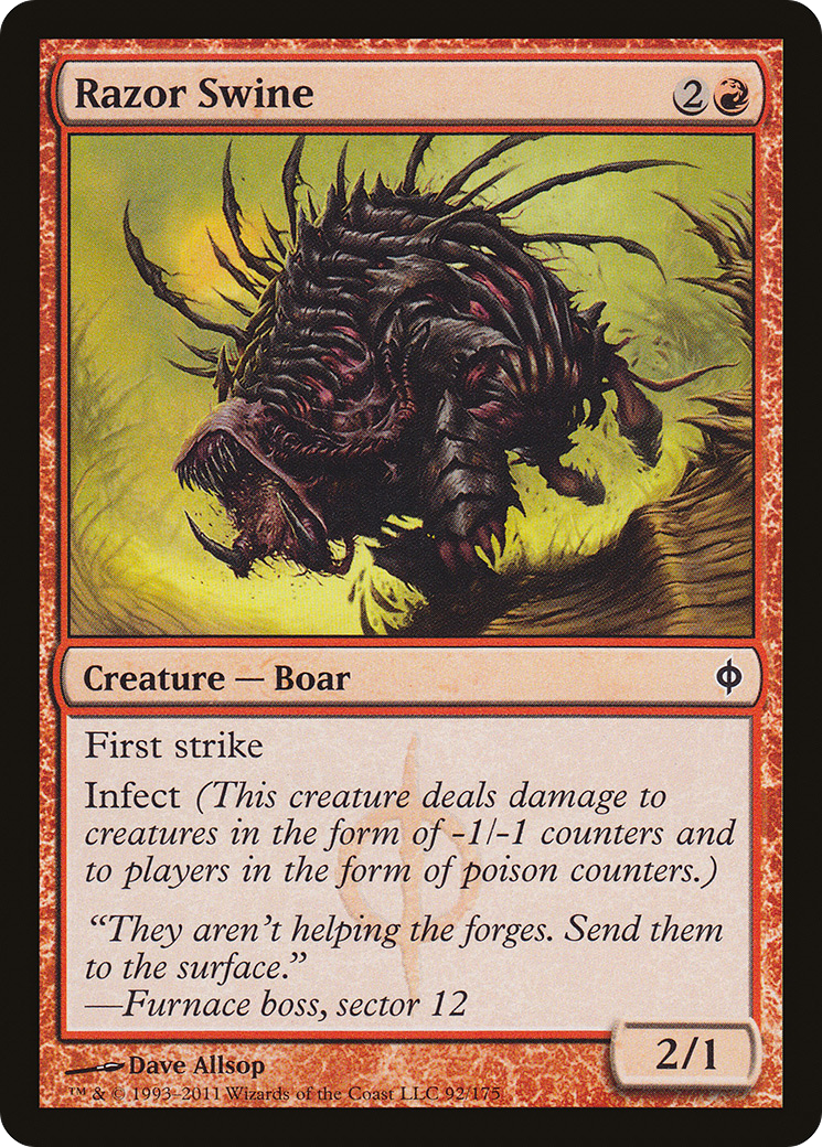 Image of Razor Swine (NPH-092) - New Phyrexia