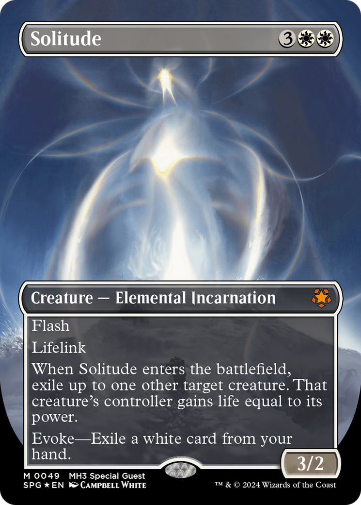 Image of Solitude (Borderless) (Textured Foil) (SPG-049) - Special Guests (Borderless) Foil