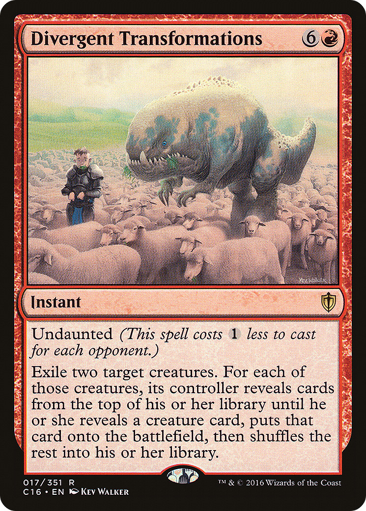 Image of Divergent Transformations (C16-017) - Commander 2016