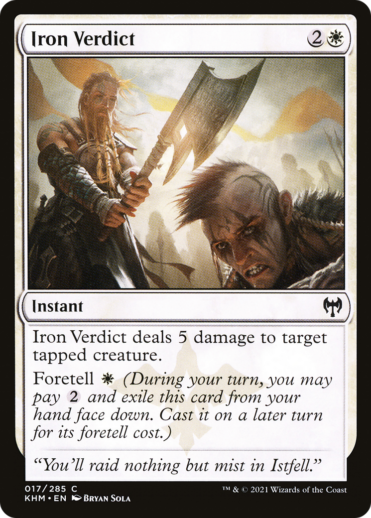 Image of Iron Verdict (KHM-017) - Kaldheim