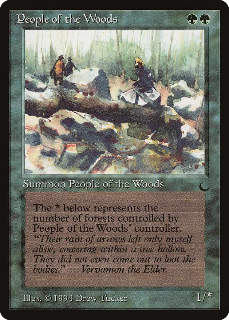 Image of People of the Woods (DRK-) - The Dark