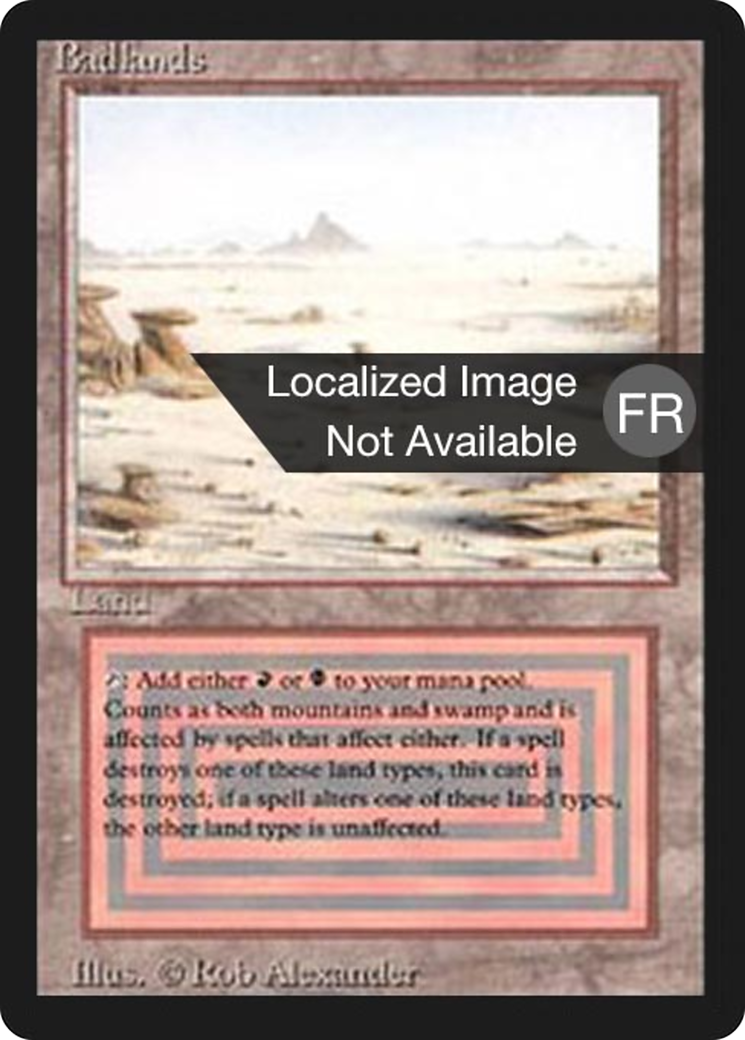 Image of Badlands (FBB-) - Foreign Black Border