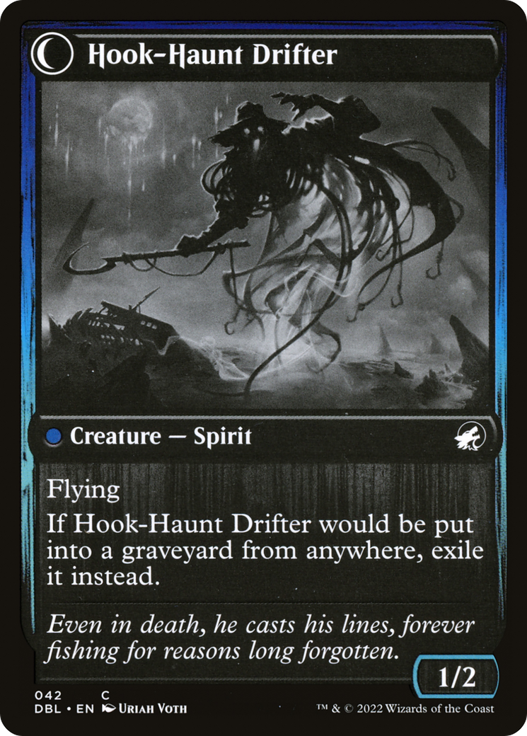 Image of Baithook Angler (DBL-042) - Innistrad: Double Feature: (Double Faced Transform) Foil