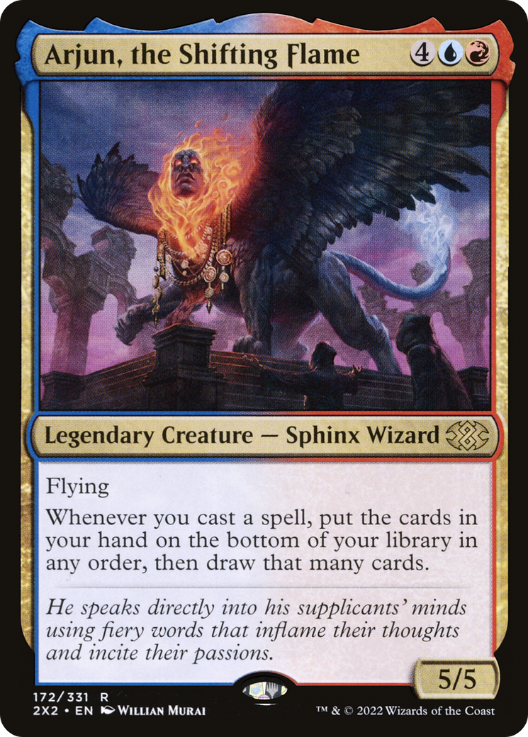 Image of Arjun, the Shifting Flame (2X2-172) - Double Masters 2022 Foil
