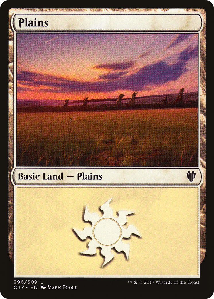 Image of Plains (296) (C17-296) - Commander 2017