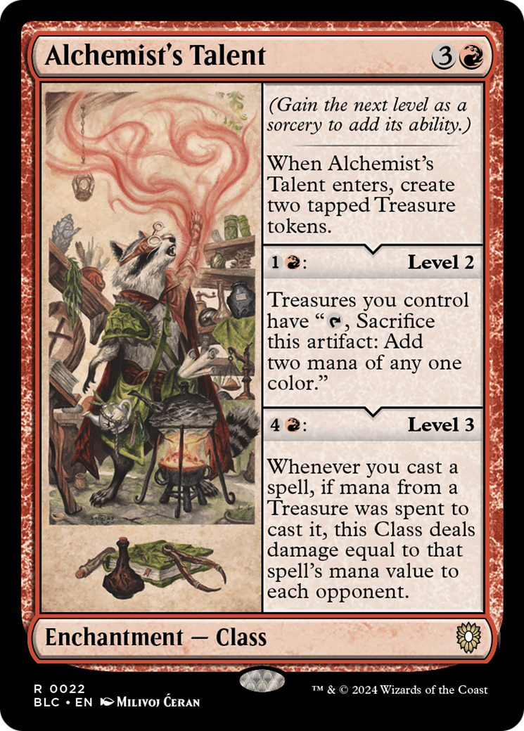 Image of Alchemist's Talent (BLC-022) - Bloomburrow Commander