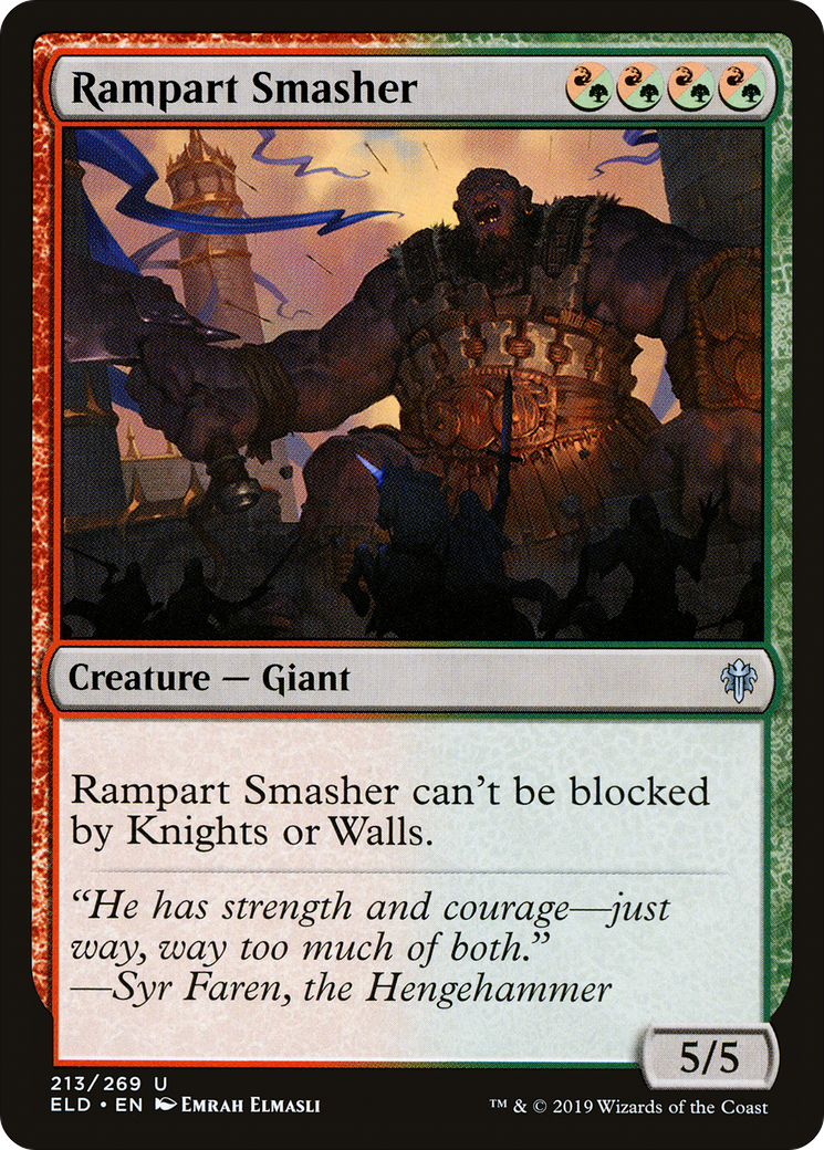 Image of Rampart Smasher (ELD-213) - Throne of Eldraine