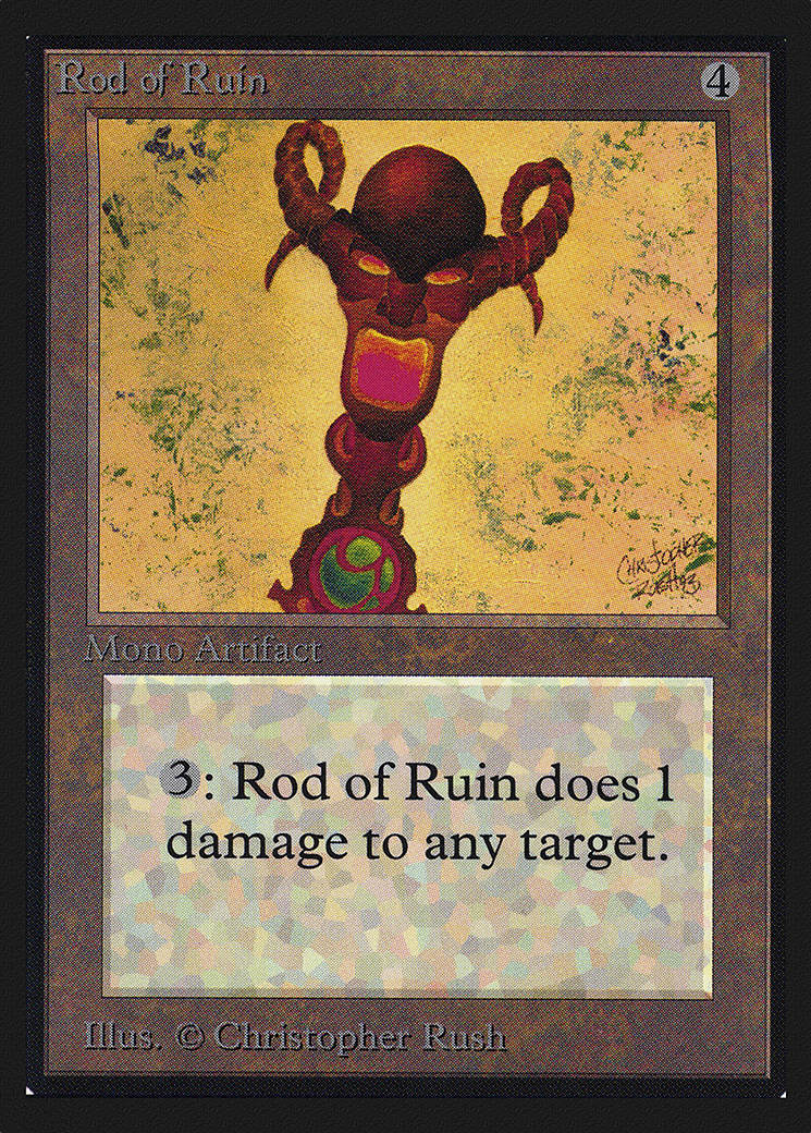 Image of Rod of Ruin (IE) (IED-) - Intl. Collectors' Edition
