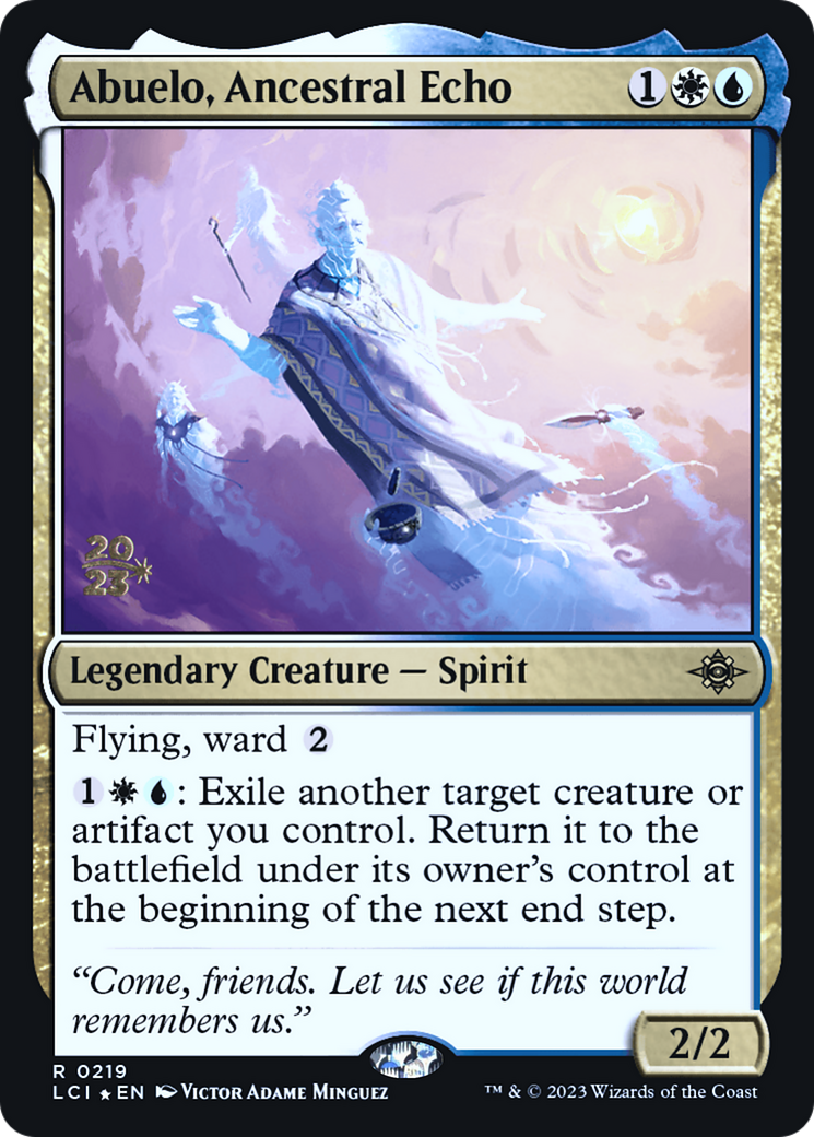 Image of Abuelo, Ancestral Echo (PRE-219) - The Lost Caverns of Ixalan Promos Foil